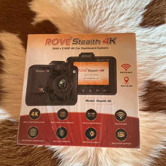 ROVE Stealth 4K Dash Cam with WiFi and GPS